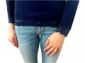 Cotonella dámské tričko s dlouhým rukávem CD125 modré | Vermali.cz